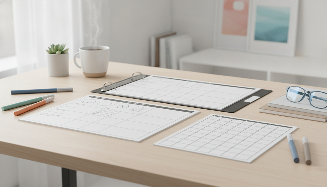 Printable SMART Goal Planner for Weekly Follow-Through