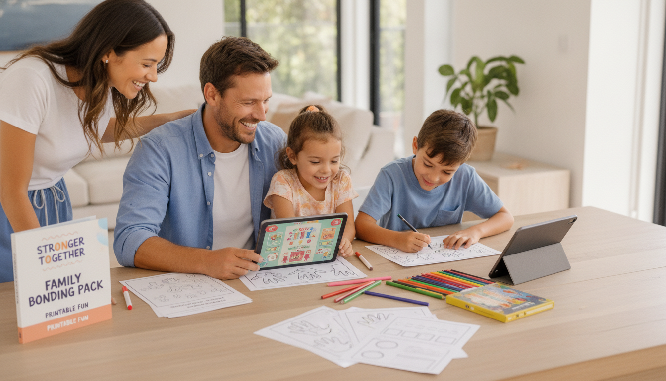 Stronger Together Family Bonding Pack: Printable Fun