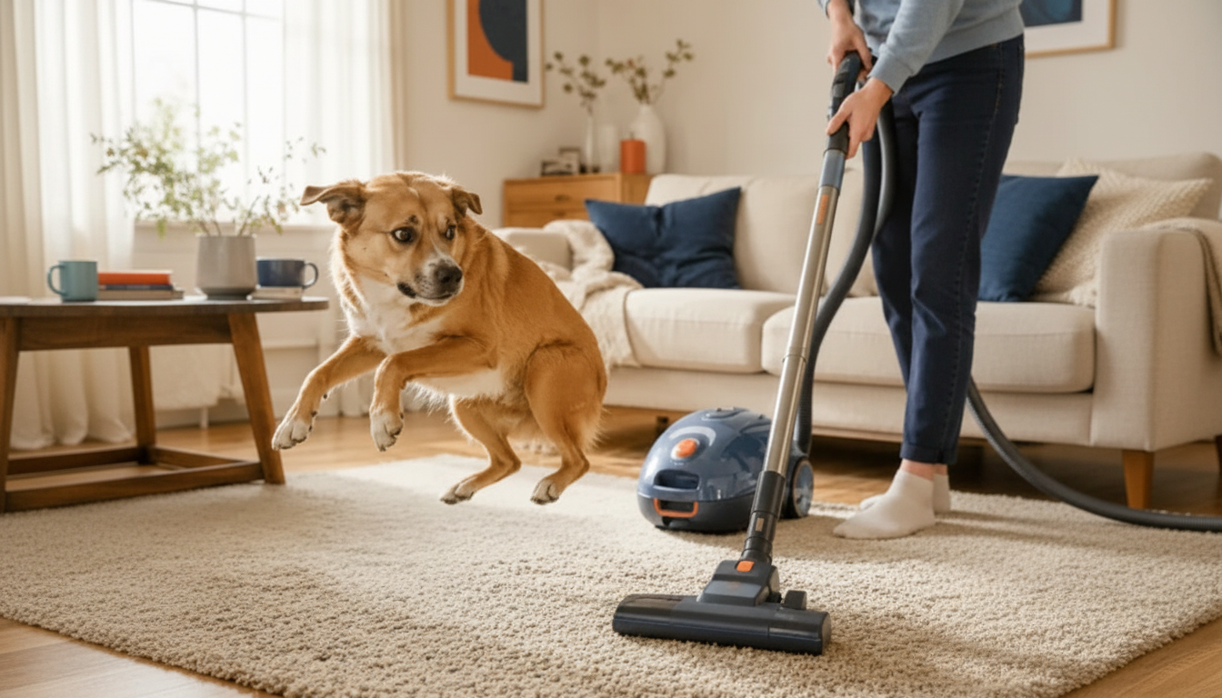 Vacuum Stress in Pets: Calm Training & Home Setup
